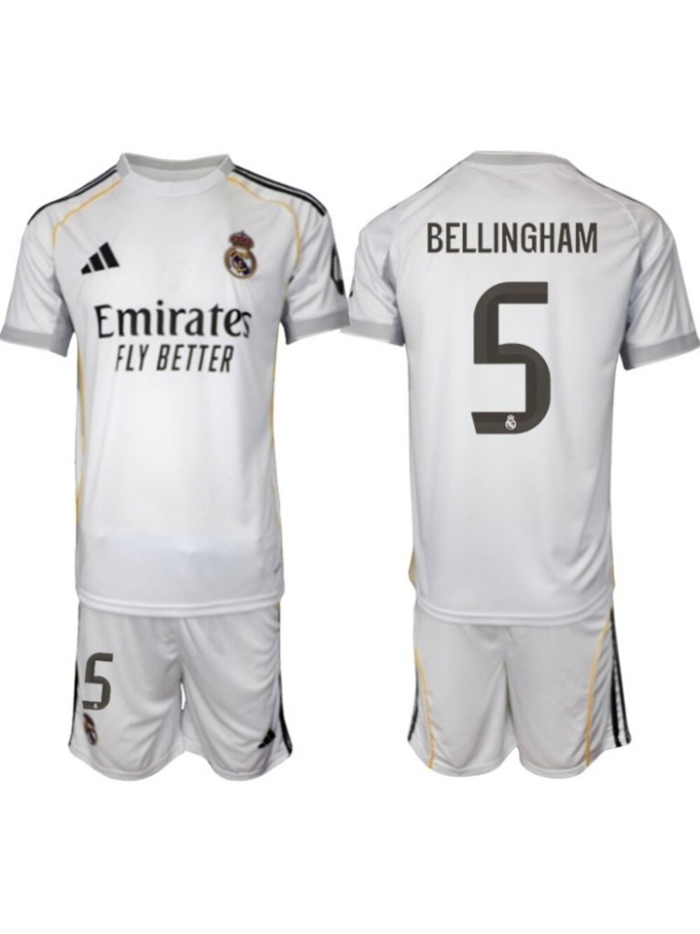 Jude Bellingham White Soccer Jersey Suit
